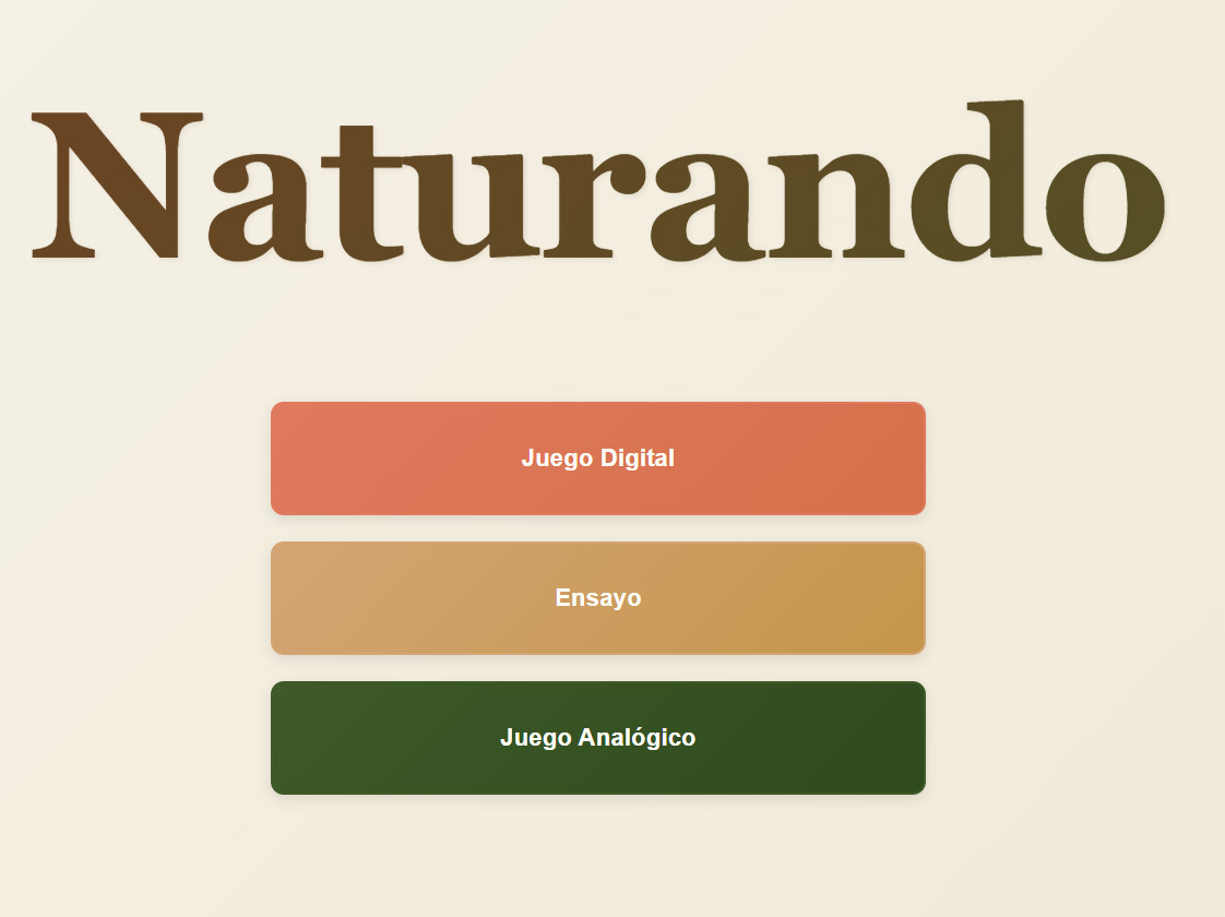 Imagen para los medios: Naturando: Jugando al fin del mundo.